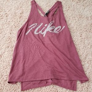 Nike open back tank top